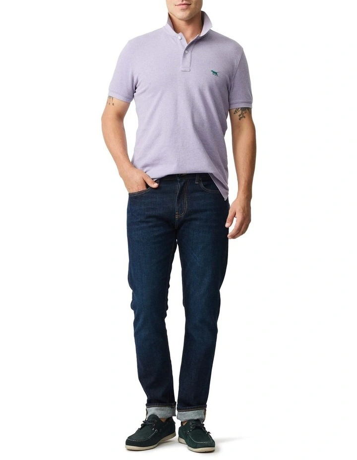 The Gunn Sports Fit Polo in Lilac image 3
