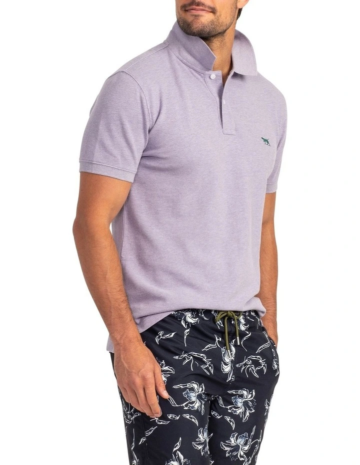 The Gunn Sports Fit Polo in Lilac image 7