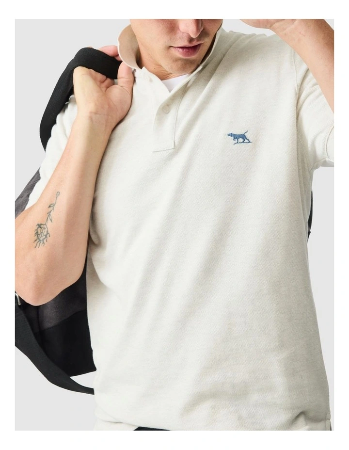 The Gunn Sports Fit Polo in Ice image 6