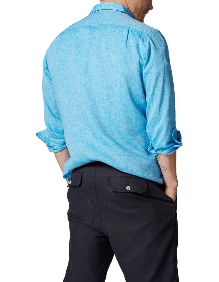 Coromandel Sports Fit Shirt in Cobalt image 3