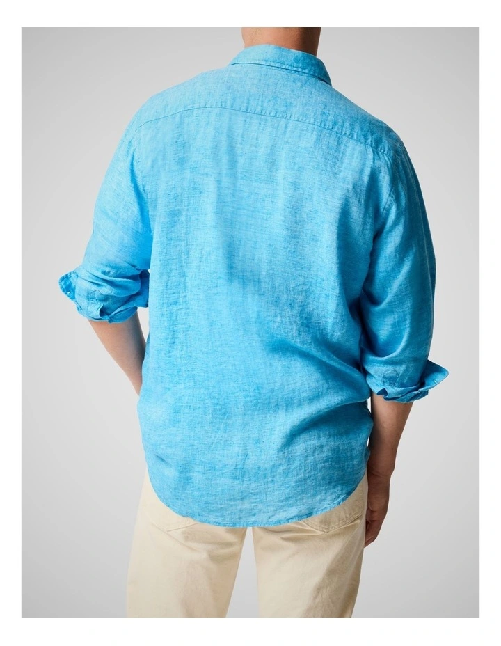 Coromandel Sports Fit Shirt in Cobalt image 3