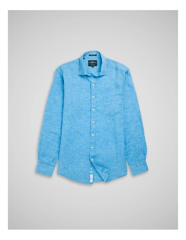 Coromandel Sports Fit Shirt in Cobalt image 4
