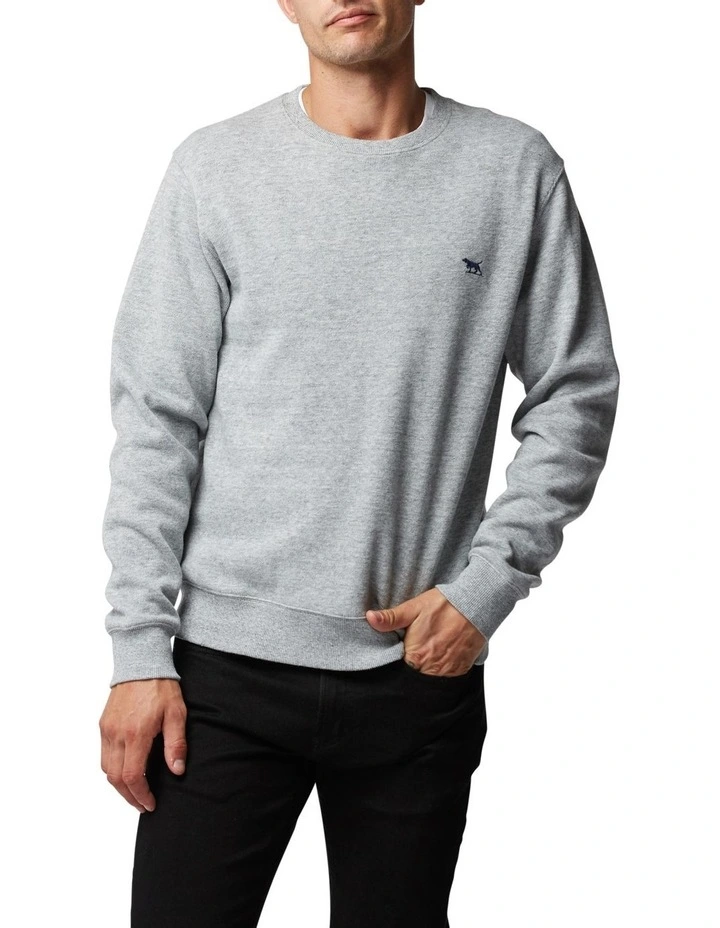 Gunn Crew Neck Sweat in Fog image 1