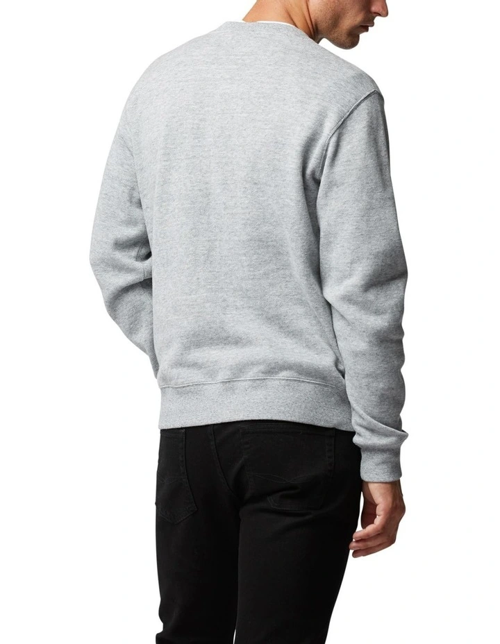 Gunn Crew Neck Sweat in Fog image 3