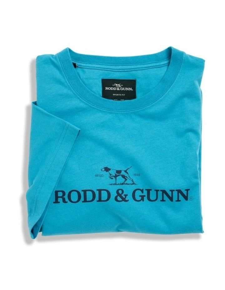 Logo T-Shirt in Turquoise image 4