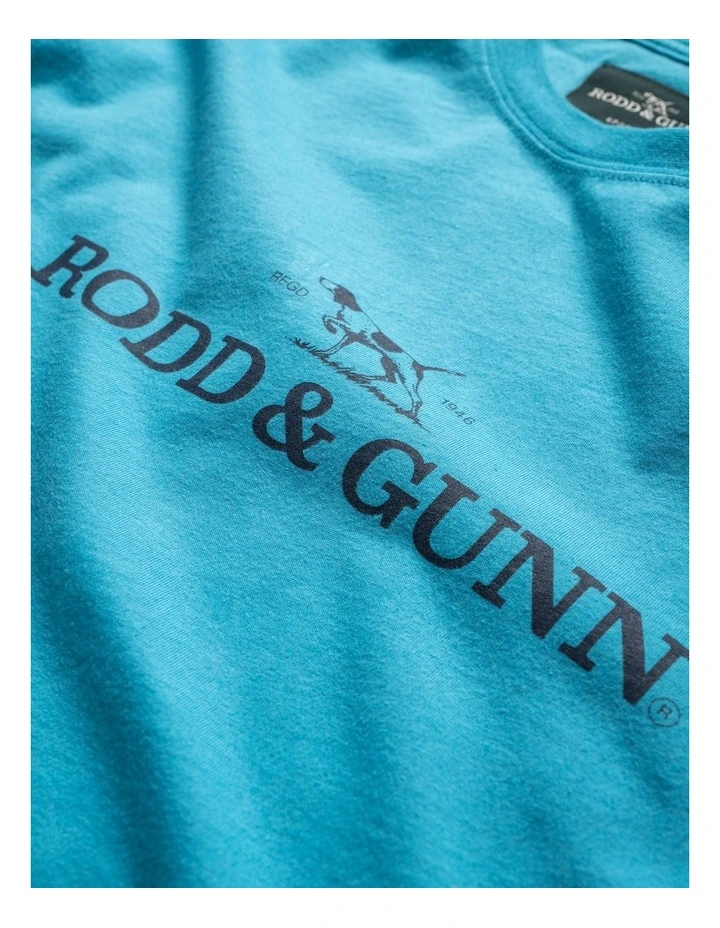 Logo T-Shirt in Turquoise image 5