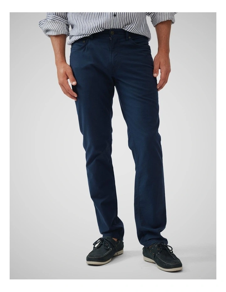 Gunn Straight Fit Regular Leg Jean in Navy image 1