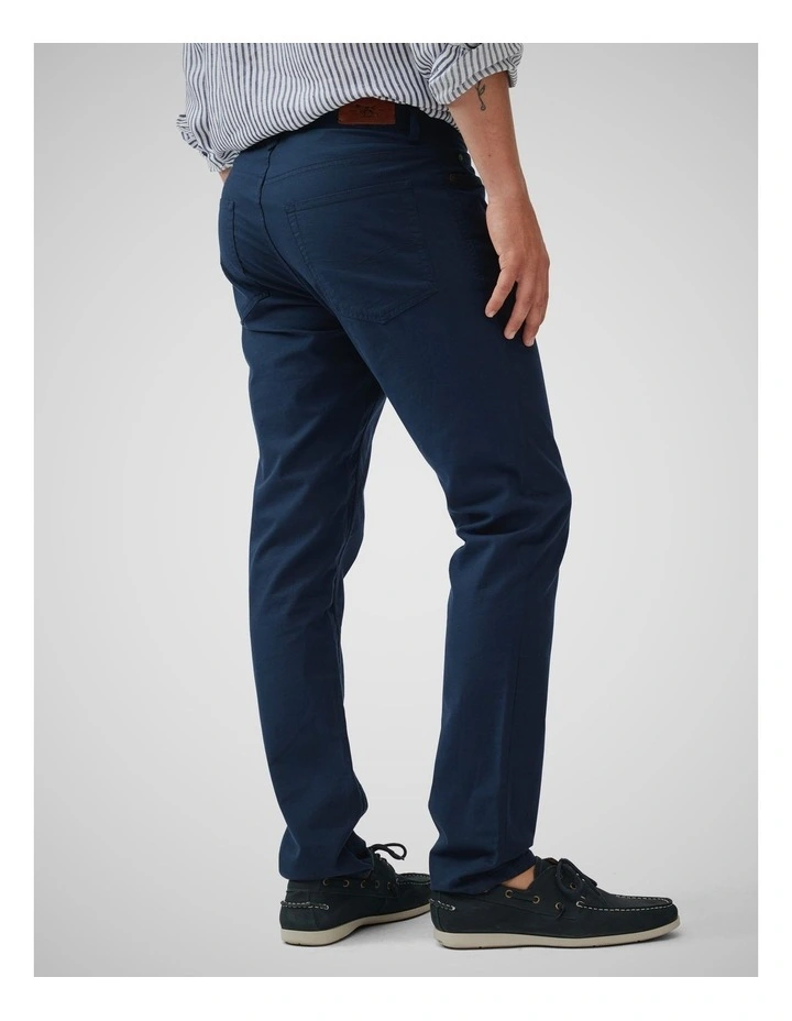 Gunn Straight Fit Regular Leg Jean in Navy image 3