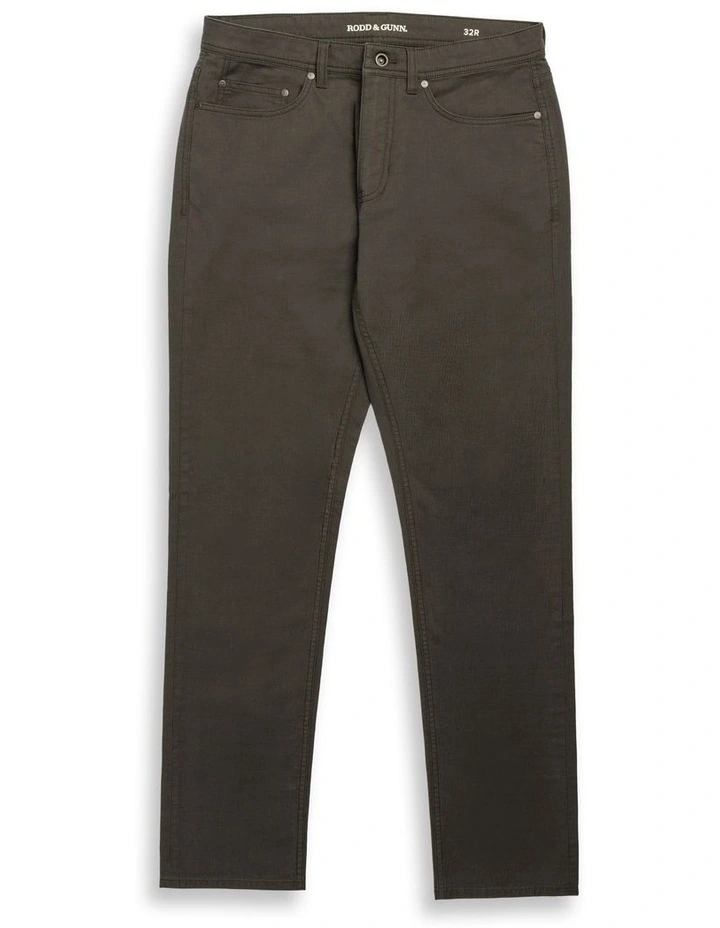 Gunn Straight Fit Jean Regular Leg in Forest image 4