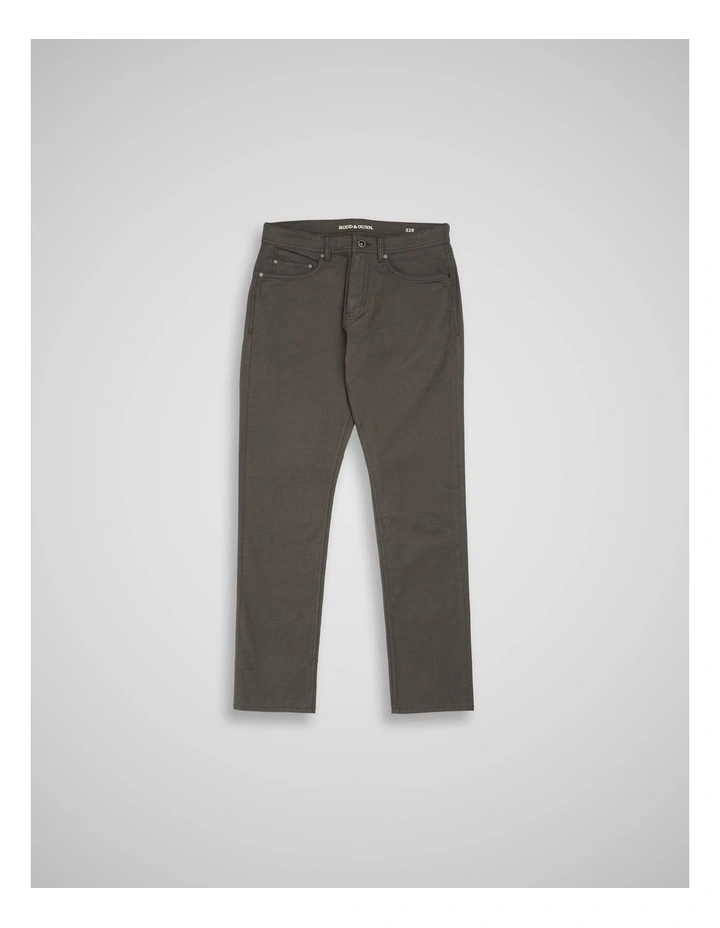 Gunn Straight Fit Jean Regular Leg in Forest image 4