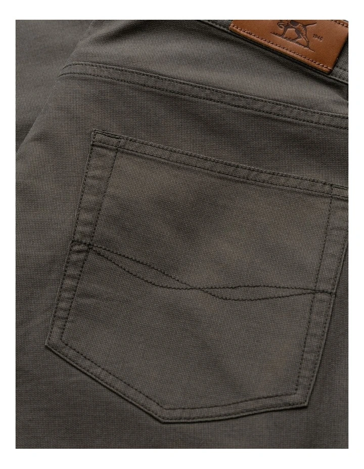 Gunn Straight Fit Jean Regular Leg in Forest image 5