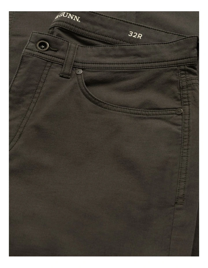 Gunn Straight Fit Jean Long Leg in Forest image 5