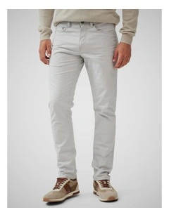 Regular Leg Straight Fit Jean in Oatmeal