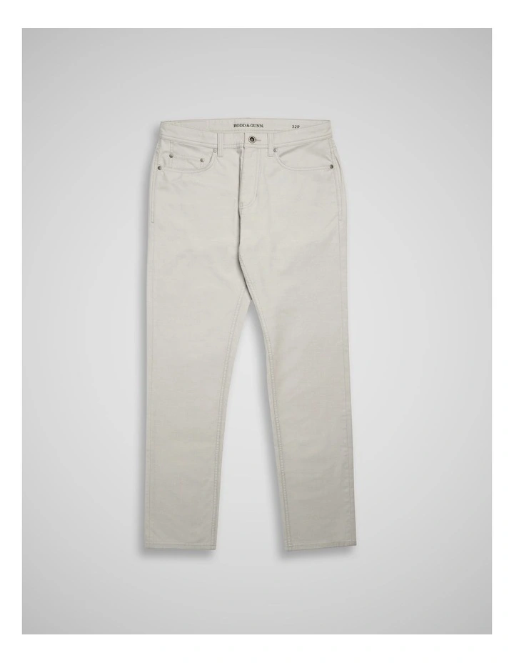 Regular Leg Straight Fit Jean in Oatmeal image 4