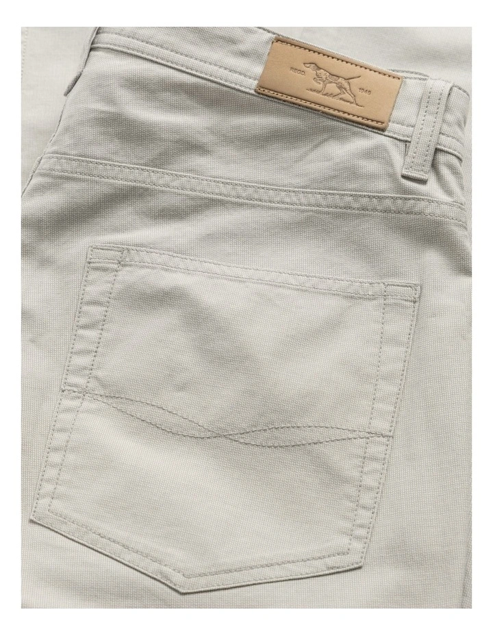 Regular Leg Straight Fit Jean in Oatmeal image 6
