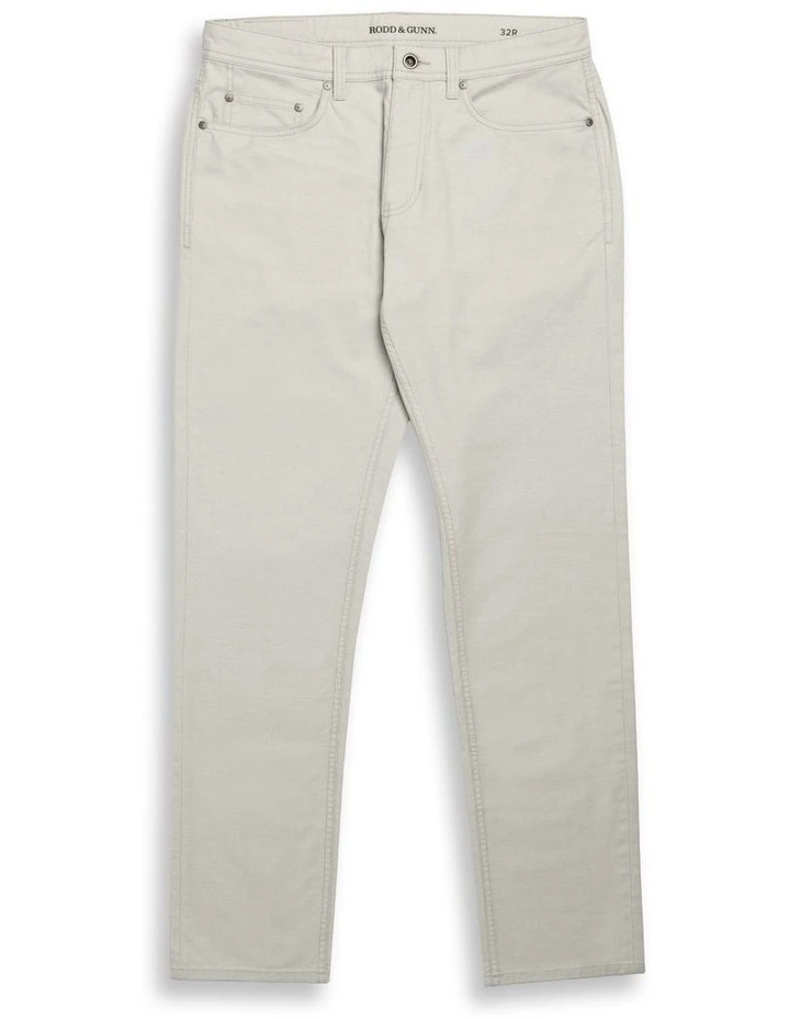 Long Leg Straight Fit Jean in Oatmeal image 4