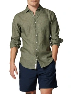 Coromandel Sports Fit Shirt in Kelp