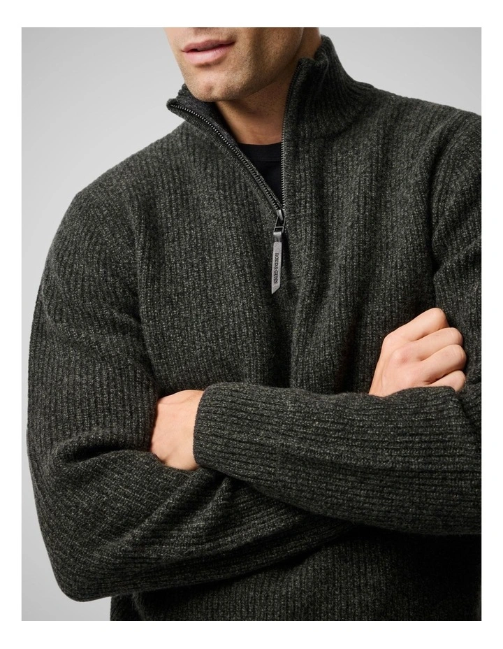 Robbies Road Knit Sweater in Jungle image 6