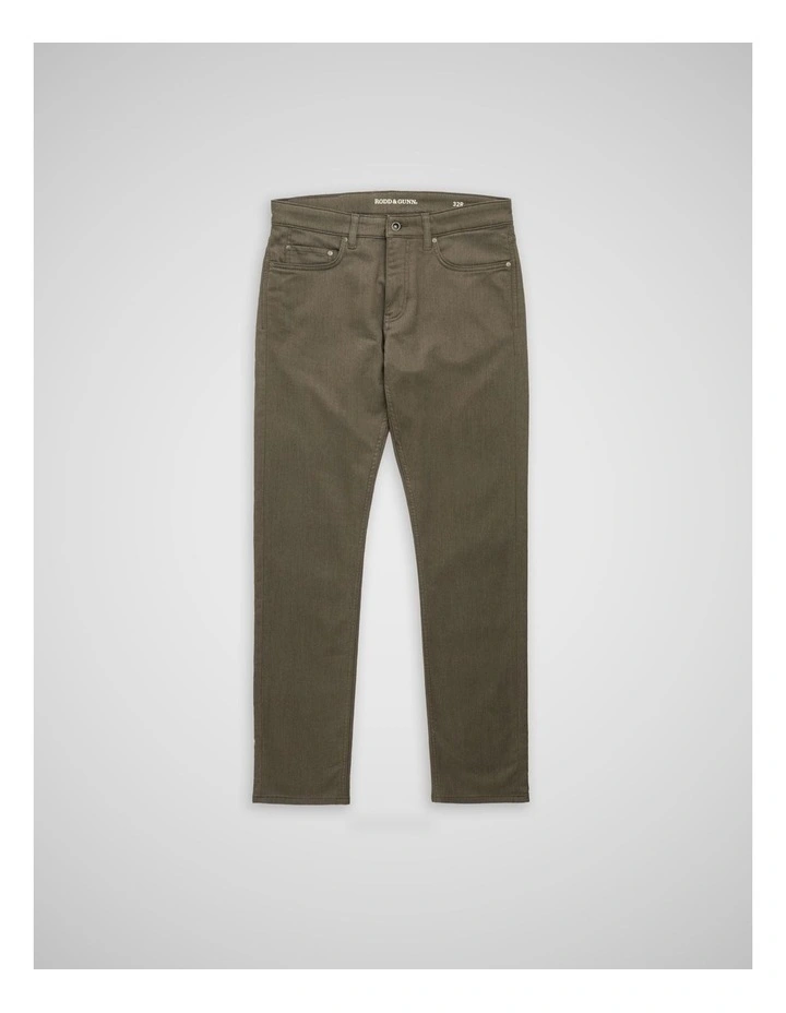 Motion Melange Short Leg Straight Fit Jean in Nutmeg image 4