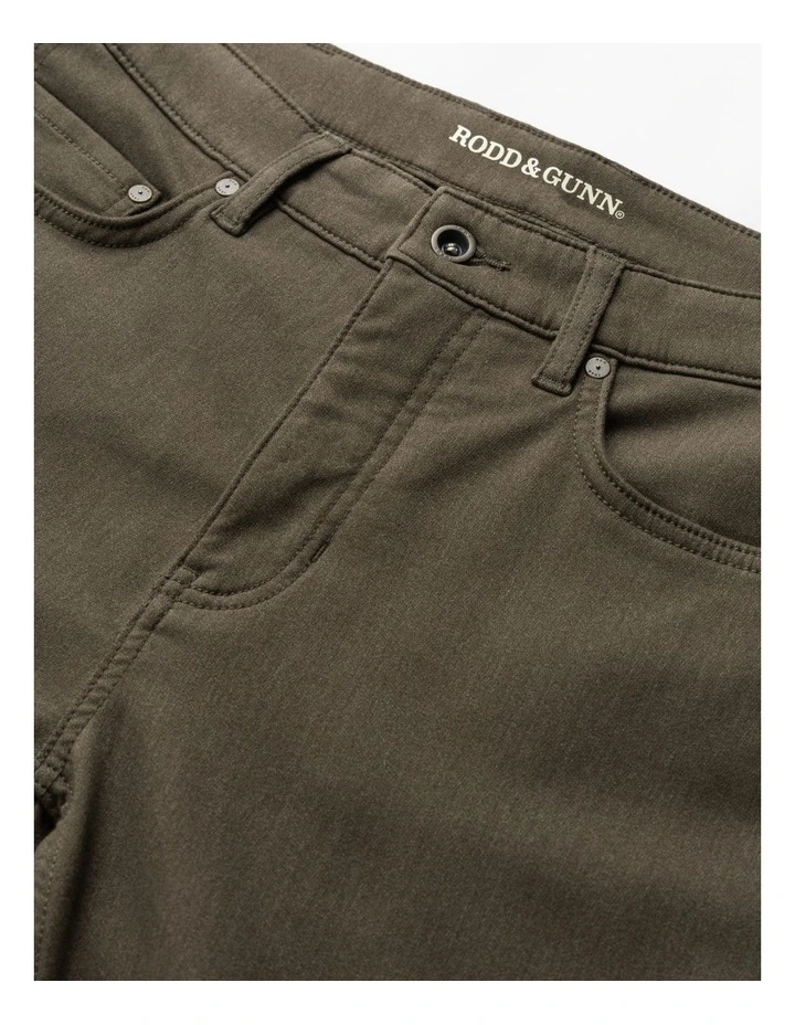 Motion Melange Long Leg Straight Fit Jean in Nutmeg image 5
