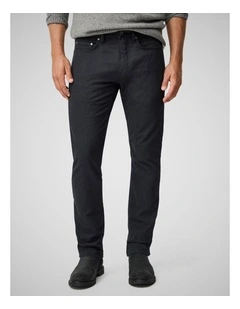 Motion Melange Straight Fit Jean in Onyx