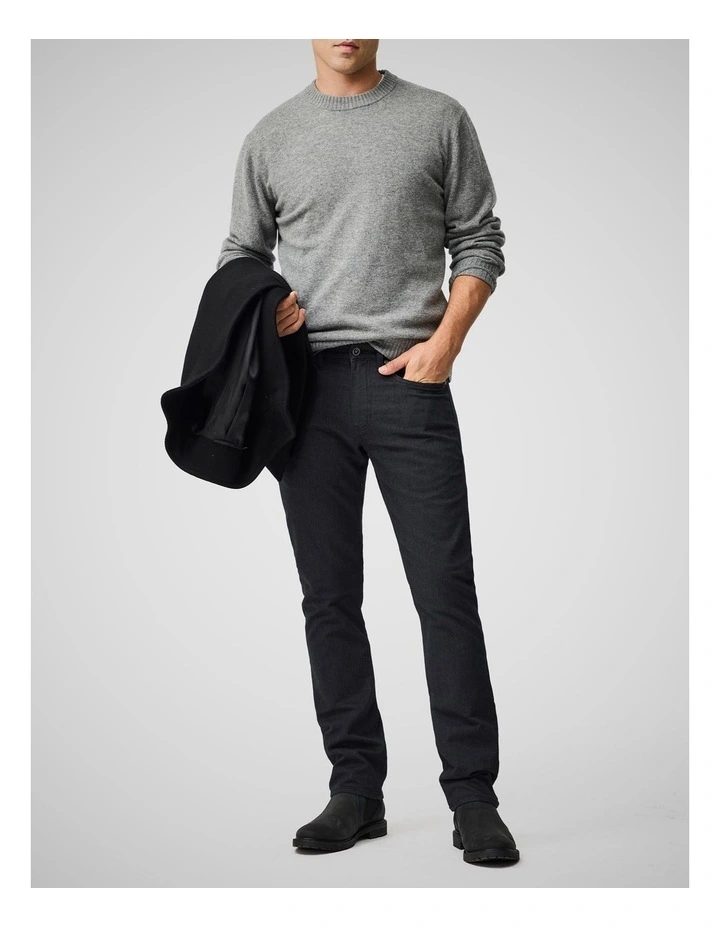 Motion Melange Straight Fit Jean in Onyx image 2