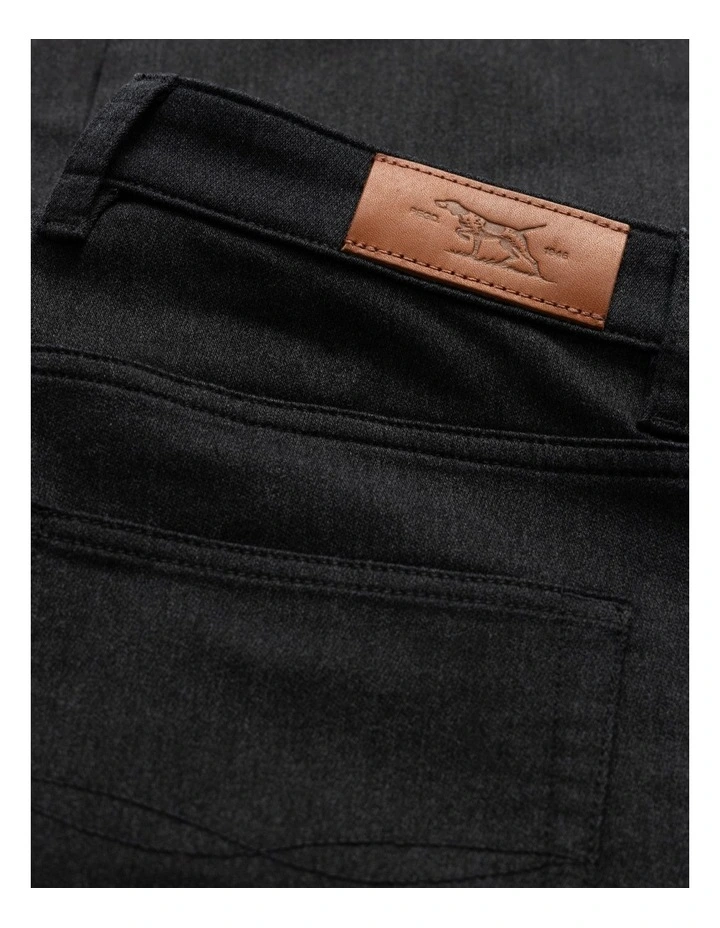 Motion Melange Straight Fit Jean in Onyx image 7