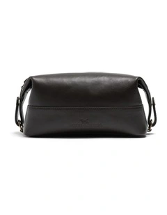 Kingston Shave Bag in Chocolate
