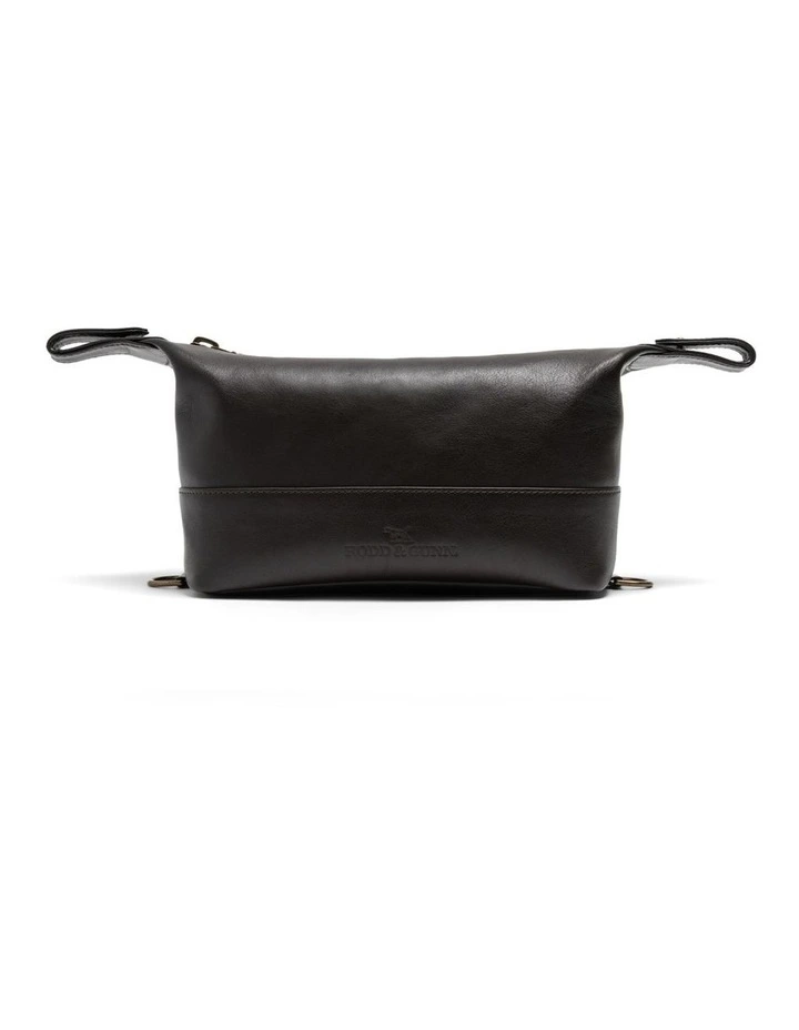 Kingston Shave Bag in Chocolate image 6