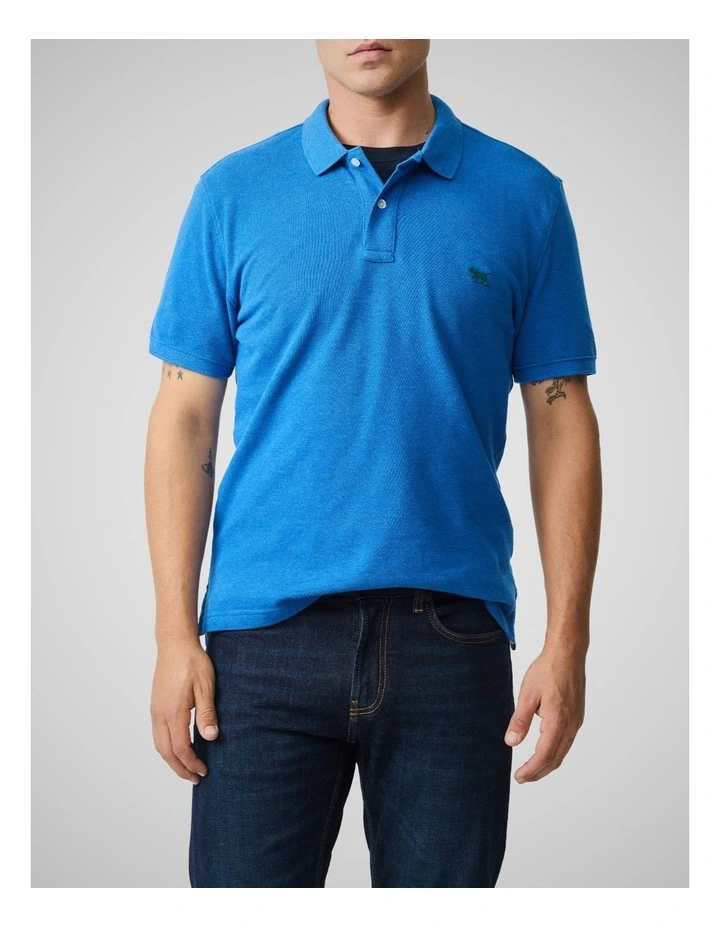 The Gunn Sports Fit Polo in Lapis image 1