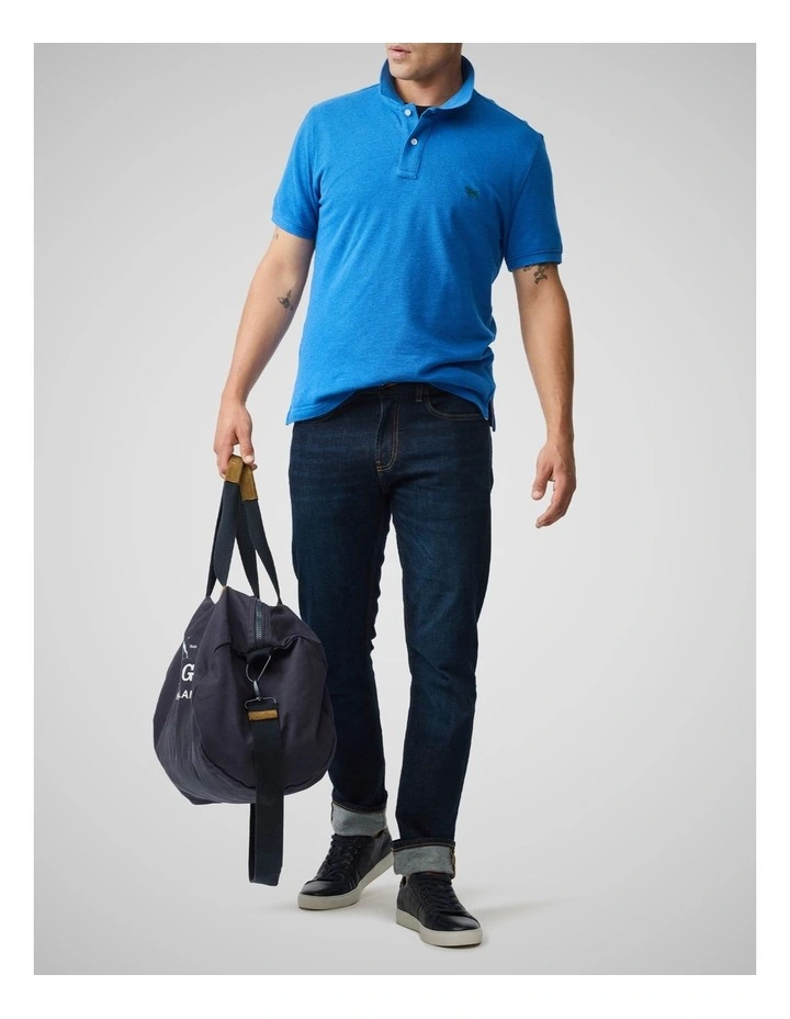 The Gunn Sports Fit Polo in Lapis image 2