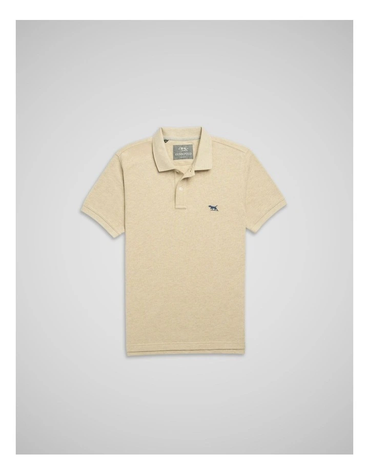 The Gunn Sports Fit Polo in Oat image 4