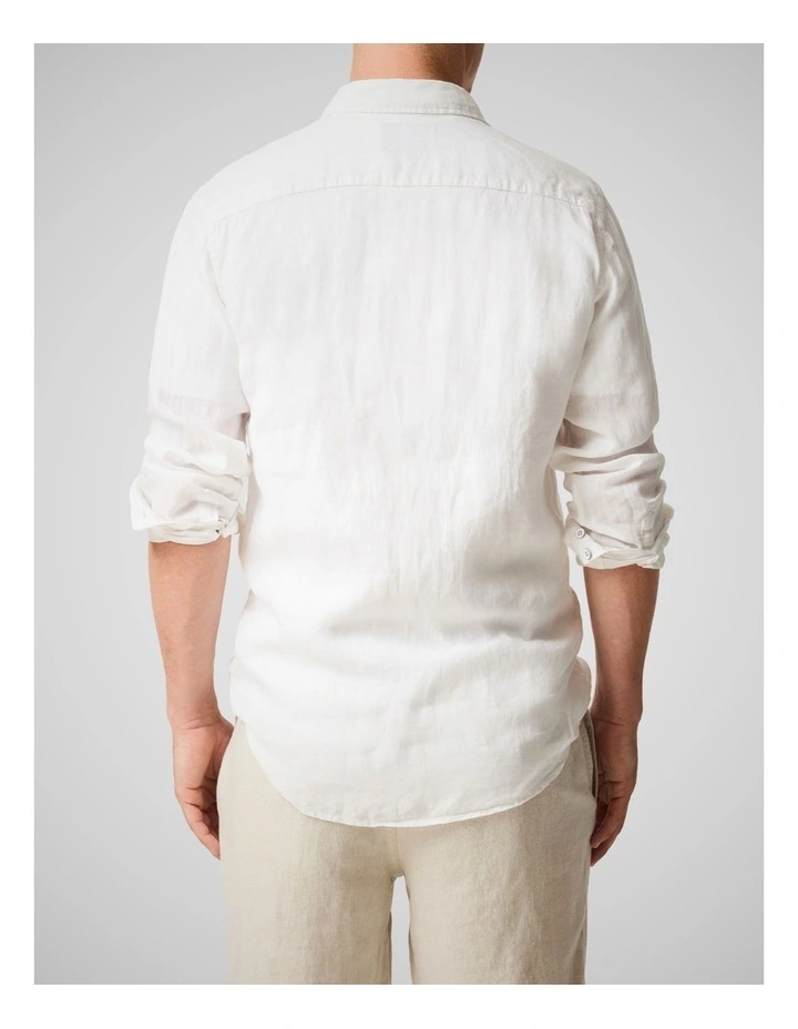 Coromandel Sports Fit Shirt in Snow image 2