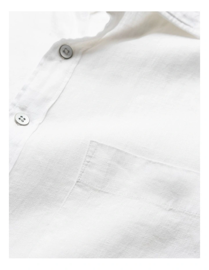 Coromandel Sports Fit Shirt in Snow image 4