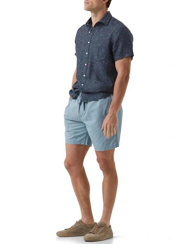 Ellerslie Short Sleeve Sports Fit Shirt in Bluesteel image 2