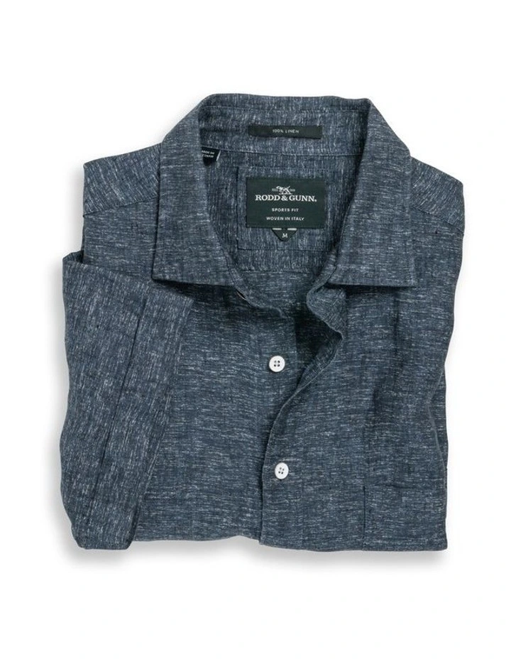 Ellerslie Short Sleeve Sports Fit Shirt in Bluesteel image 4