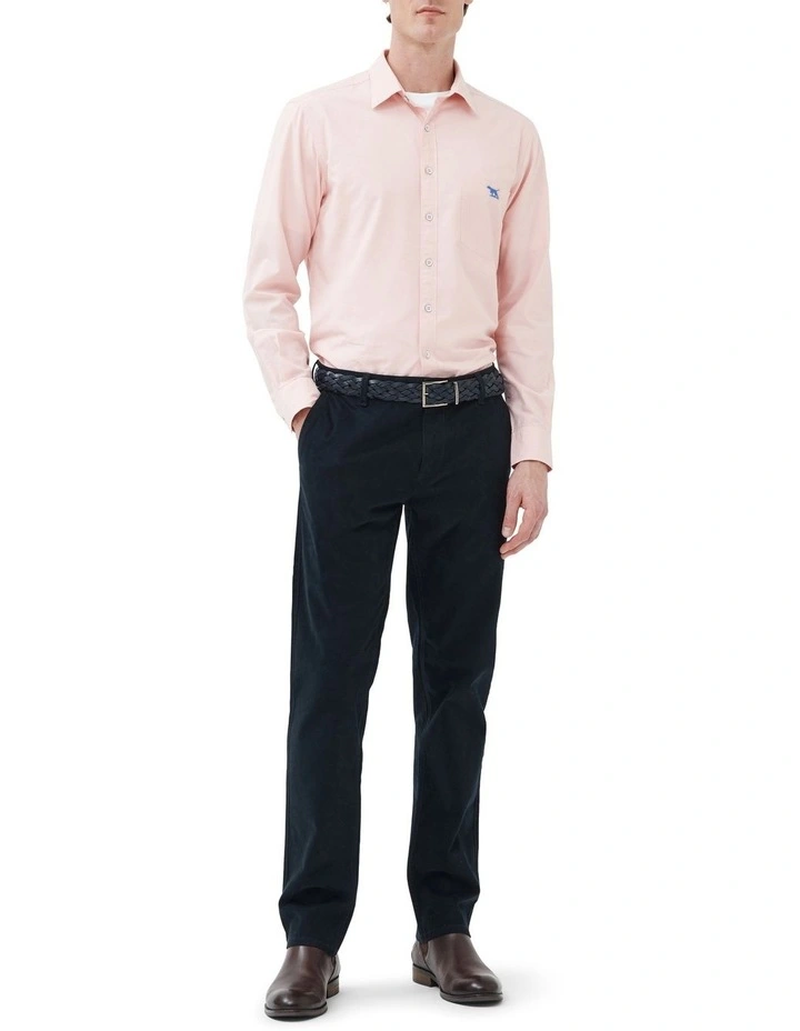 Glenbrook Long Sleeve Sports Fit Shirt in Quartz image 2