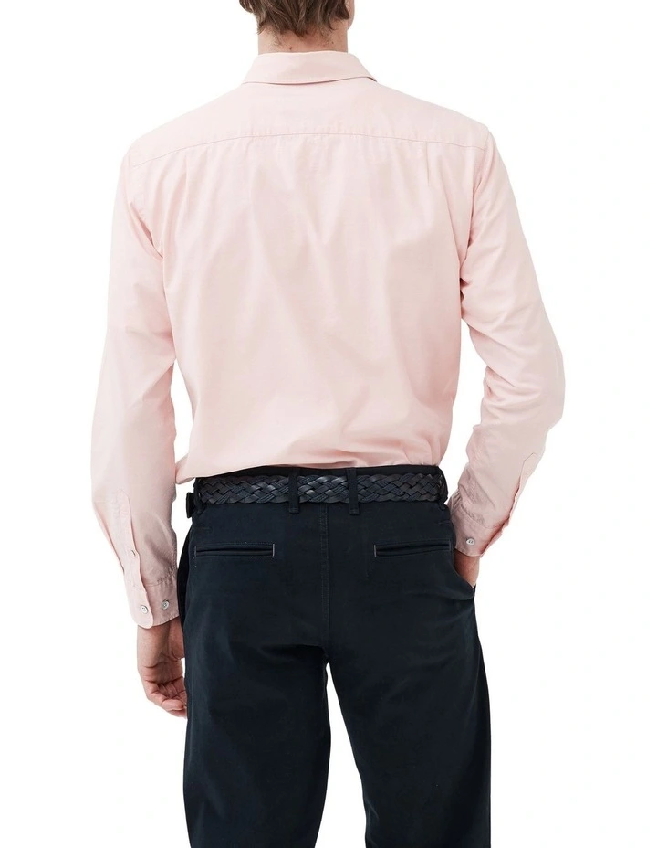 Glenbrook Long Sleeve Sports Fit Shirt in Quartz image 3