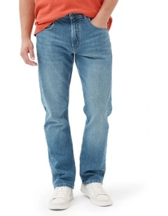 Timaru Relaxed Fit Italian Denim Regular Leg in Light Blue