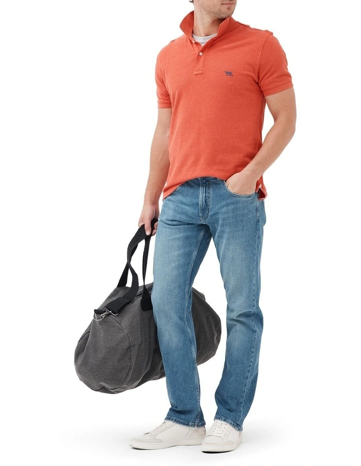 Timaru Relaxed Fit Italian Denim Long Leg in Light Blue image 2