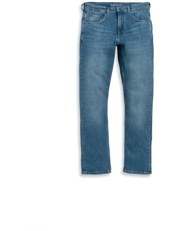 Timaru Relaxed Fit Italian Denim Long Leg in Light Blue image 4