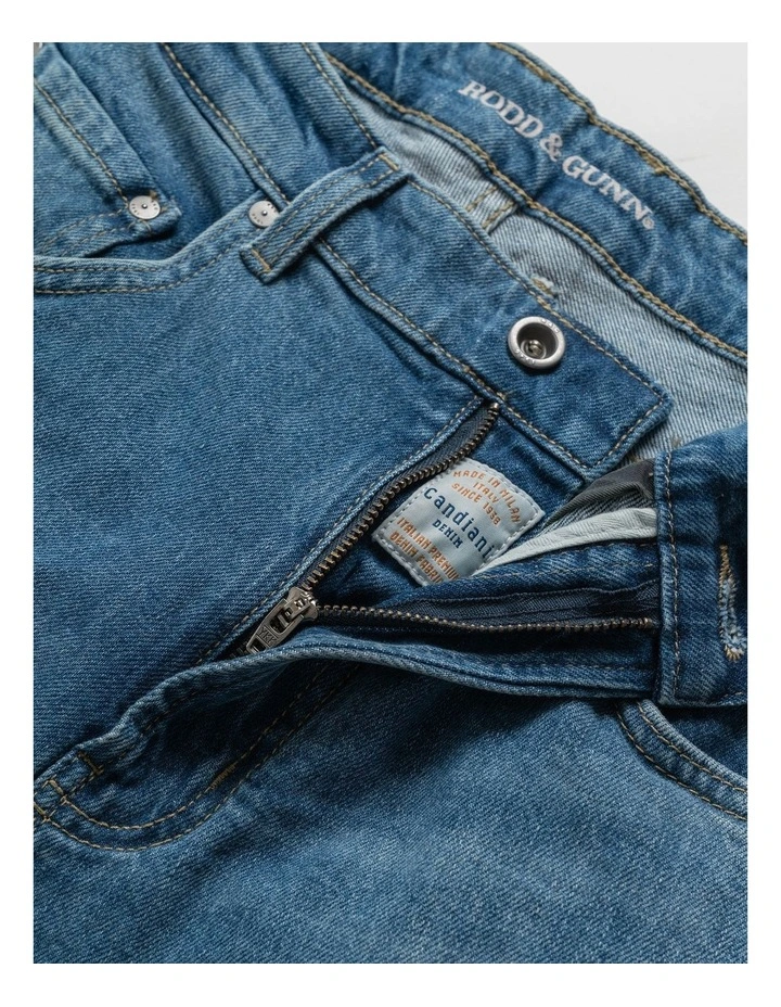 Timaru Relaxed Fit Italian Denim Long Leg in Light Blue image 5