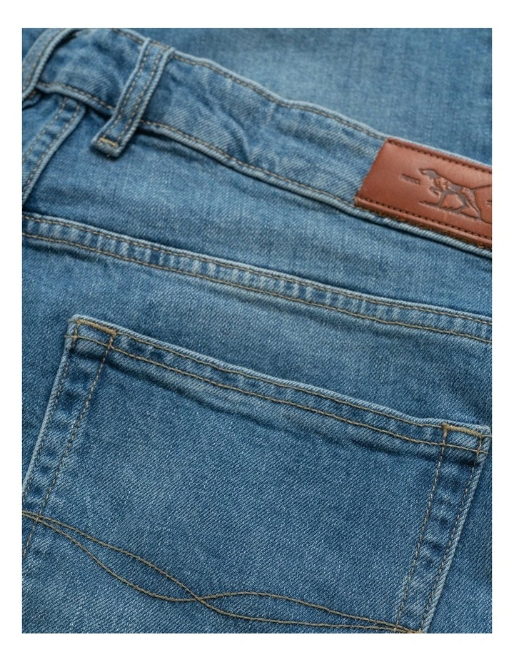 Timaru Relaxed Fit Italian Denim Long Leg in Light Blue image 6