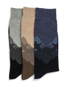 Horsley Sock Three Pack in Multi