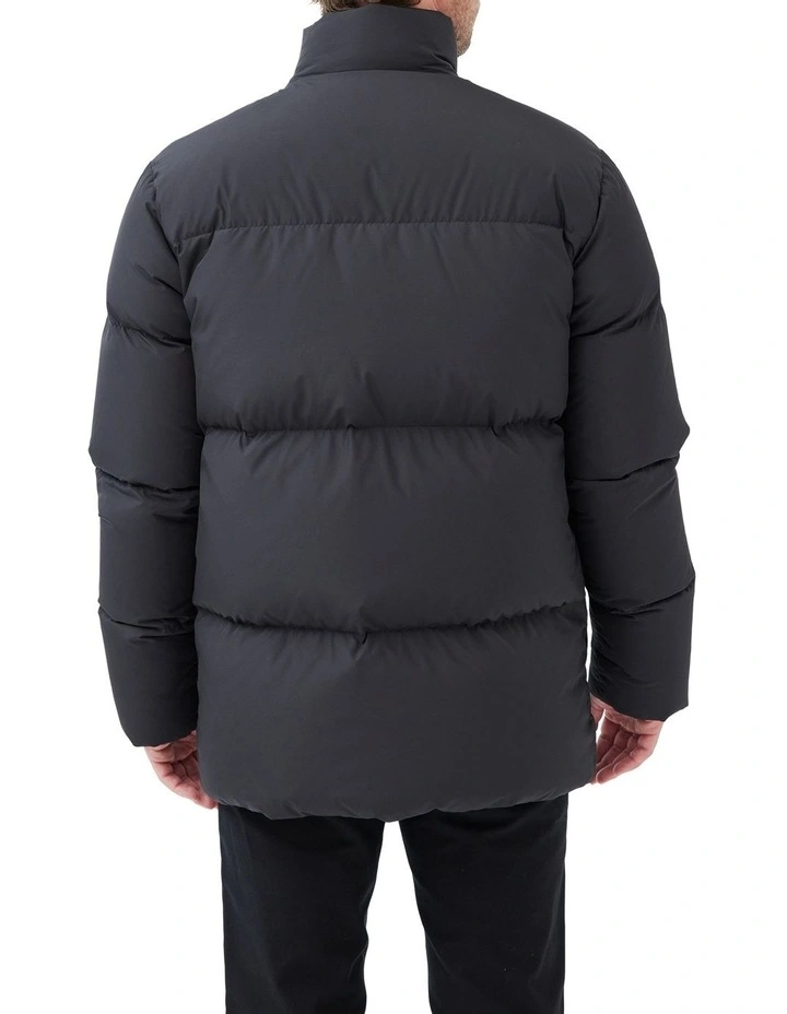 Ohau Down Jacket in Black image 2