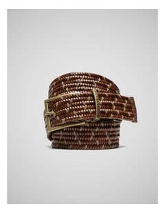 Stratford Stretch Belt in Cognac