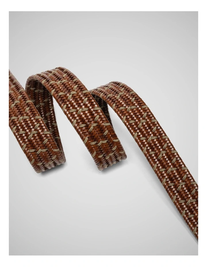Stratford Stretch Belt in Cognac image 3