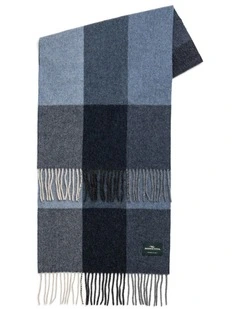 Jessie Crescent Scarf in Blue Multi