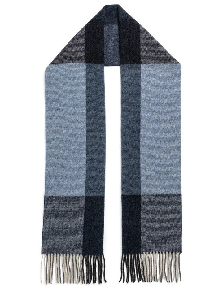 Jessie Crescent Scarf in Blue Multi image 2