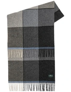 Jackson Street Scarf in Charcoal Multi